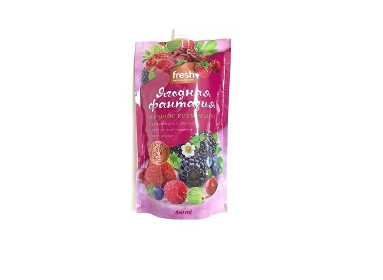 эфко крем-мыло жидкое fresh 450мл ягодная фантазия(дой-пак)/12