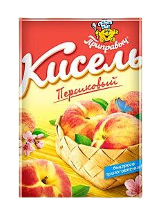 кисель быстрого приготовления приправыч персиковый 110г