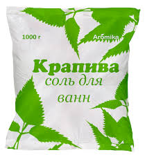соль д/ванн aromika крапива 1000г