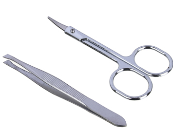 набор маникюрный 2 пр ножницы пинцет