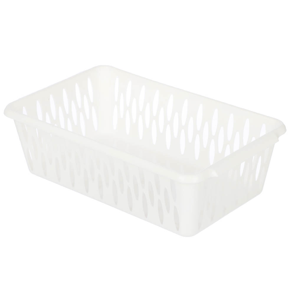 корзинка для хранения keeplex light s 24,2х14,5х7,1см пластик белое облако