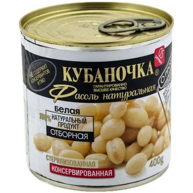 фасоль "кубаночка" белая 400г. (12)