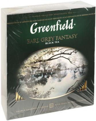 чай гринфилд earl grey fantasy черный 100пак