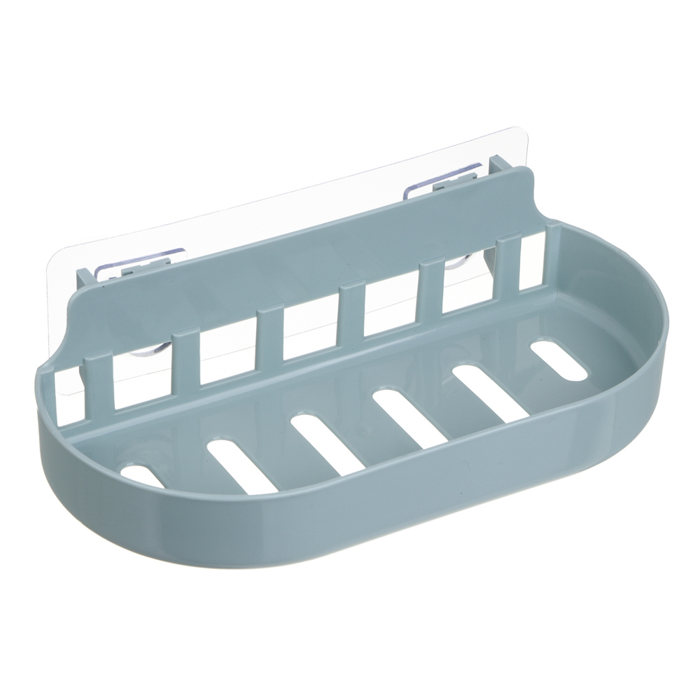 полка настенная овальная пластик vetta classic оливковый 22x10x3см