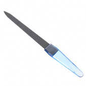 пилка для ногтей металлическая с пластиковой ручкой, 15см, 105#