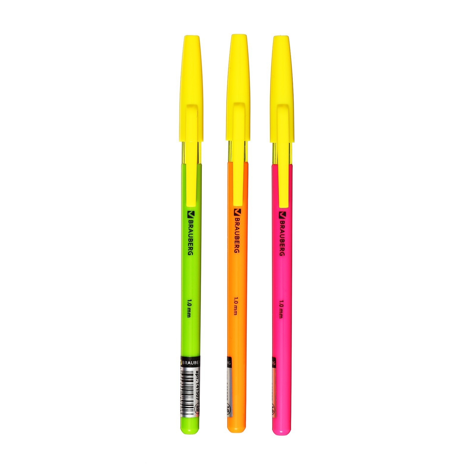 ручка шариковая brauberg color стержень синий 1мм