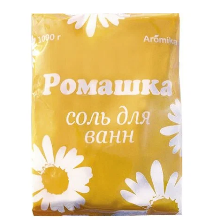соль д/ванн aromika ромашка 1000г