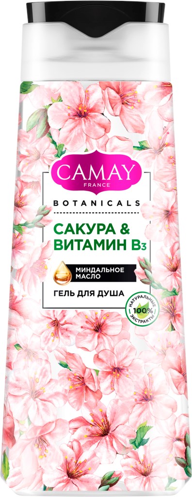 гель для душа camay, 250 мл в ассортименте