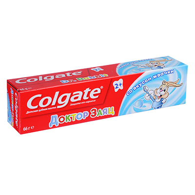 зубная паста colgate доктор заяц вкус жвачки, 50 мл