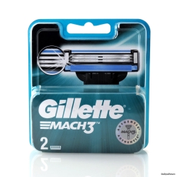 кассеты gillette mach3, 2 шт, start