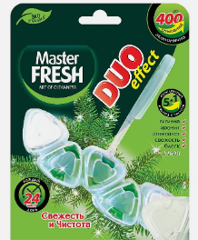 подвесной блок д/унитаза 1шт gold duo effect 5в1 хвоя master fresh