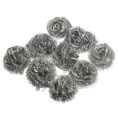 набор губок 9шт спираль оцинкованная сталь вес 8г vetta