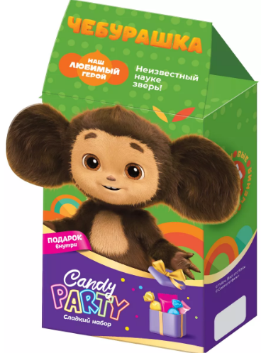 подарочный набор чебурашка candy party 150г