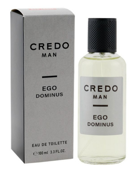 туалетная вода мужская credo man ego dominus, 100мл delta
