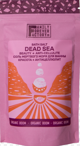 соль д/ванны organic boom мертвого моря красота+антицеллюлит family ff 300г