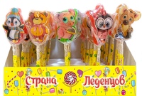 фигурный мармелад на палочке зверята микс 14г