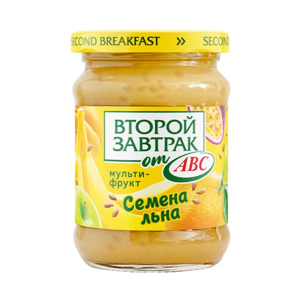 десерт фруктовый авс 200г мультифроукт с семенами льна