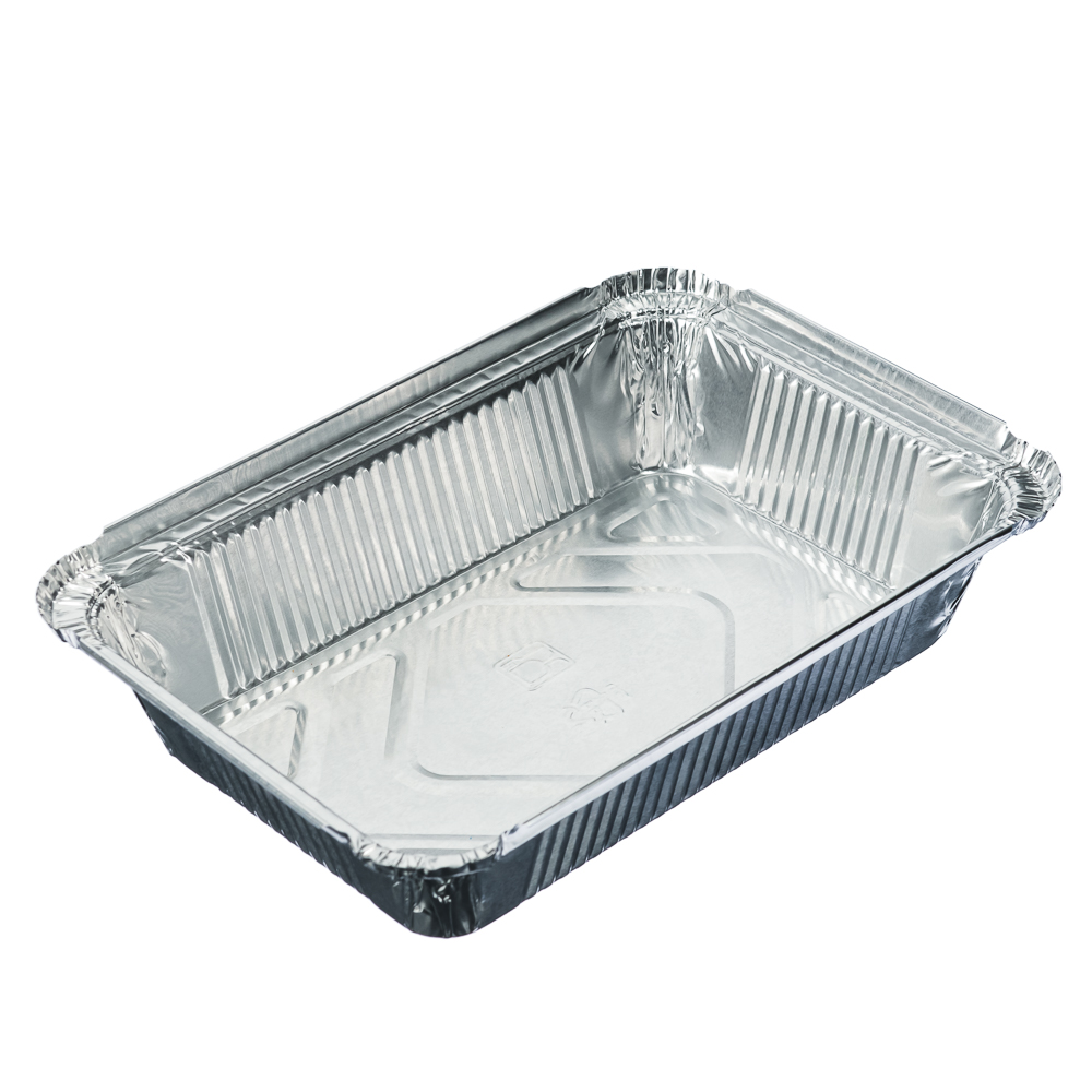 форма для запекания, алюминиевая фольга, 21x14,8x3,8см, l-край