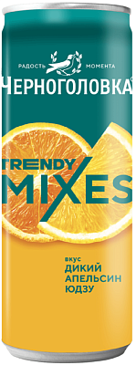 напиток газированный trendy mixes дикий апельсин-юдзу 0,33л