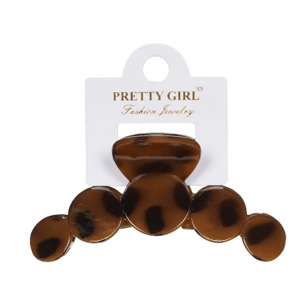 заколка-краб farres pretty girl печать лепардовый принт ts10102-9