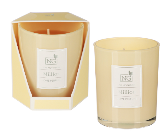 ароматизированная свеча home perfume l`mperatrice, opium, light, million, tabacco 140г new galaxy