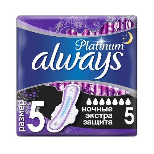 always platinum ультра найт secure, 5 шт