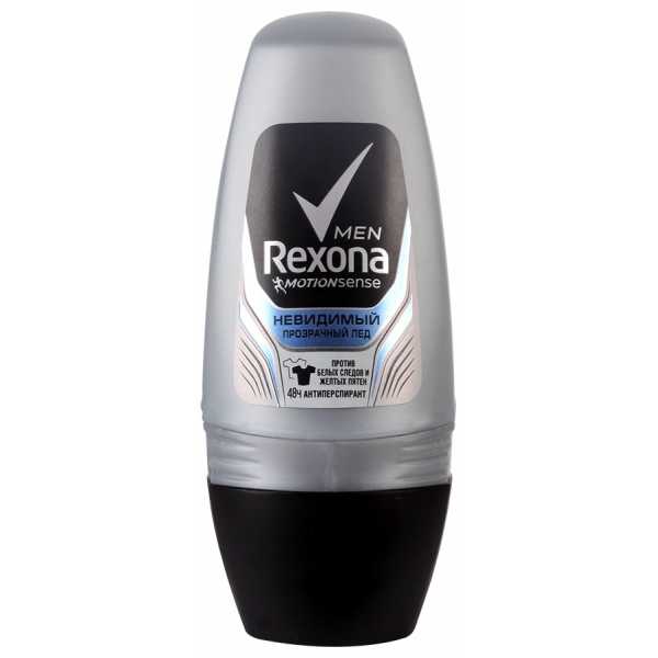 антиперспирант шариковый rexona men, 50мл, невидимый/прозрачный лед