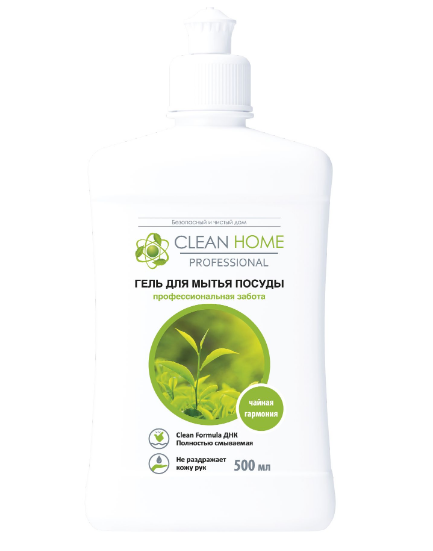 гель д/мытья посуды чайная гармония 500мл clean home