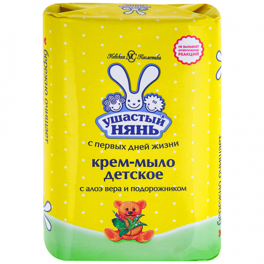 крем-мыло ушастый нянь алоэ, 90 г