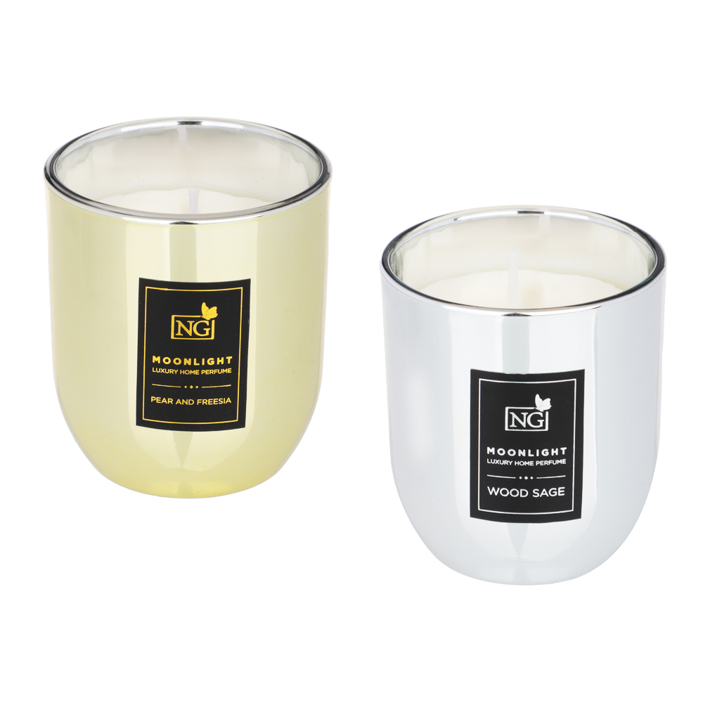 свеча ароматизированная moonlight 135г wood sage pear and freesia new galaxy