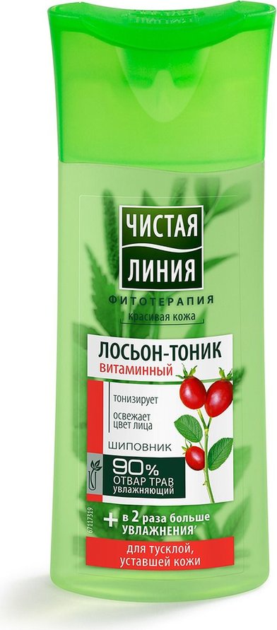 лосьон-тоник чистая линия, 100мл в ассортименте
