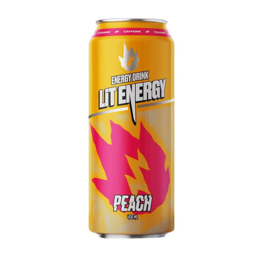 энергетический напиток lit energy со вкусом персик манго 450мл