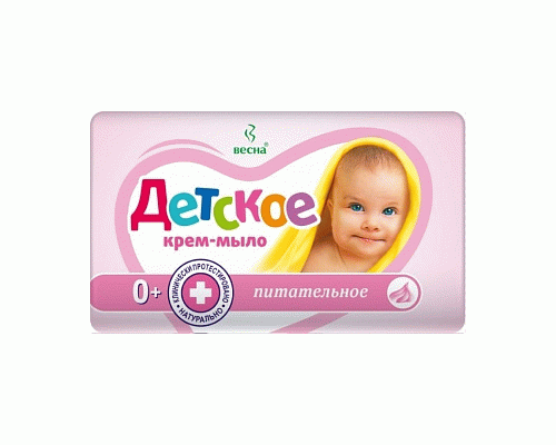 мыло детское весна детское, 90 г в ассортименте