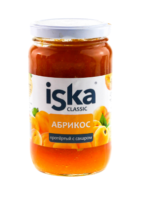 абрикос протертый с сахаром iska 420г