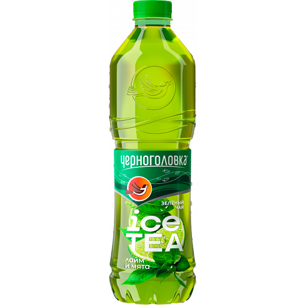 напиток сокосодержащий ice tea черноголовка черный чай лимон-лайм 0,5л