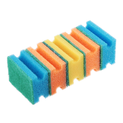набор губок для мытья посуды "профи" 5 шт, 80х60х38мм (+/- 2мм)