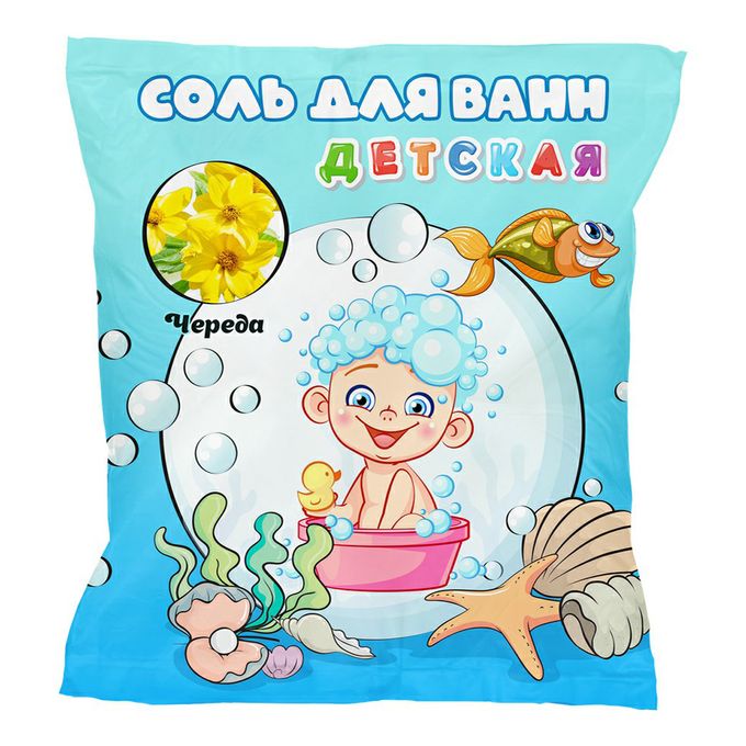соль д/ванн aromika детская череда 1000г