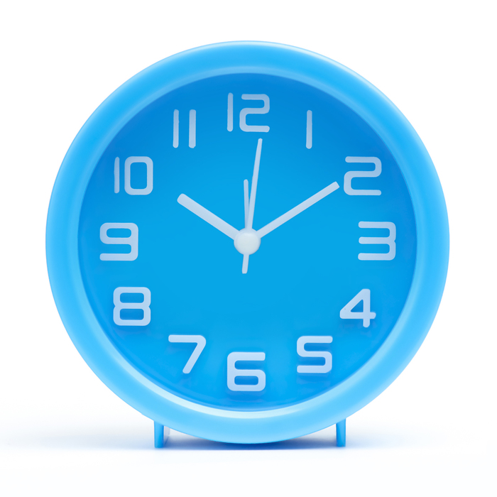 часы - будильник настольные классика дискретный ход 10х10см