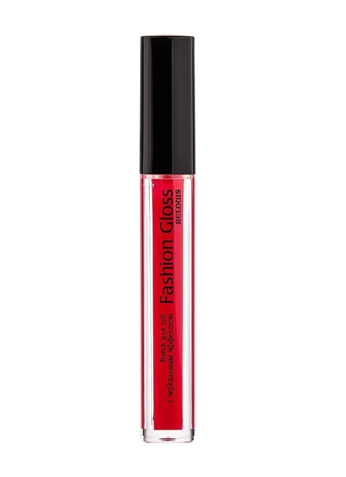 блеск д/губ relouis fashion gloss с зеркальным эффектом 3,4г т.09 пламя мадрида алый