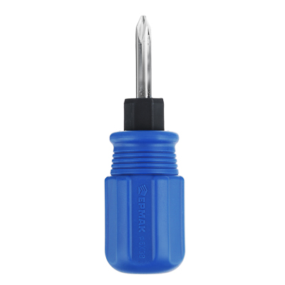 отвертка ермак 2 в 1 синяя 6*38мм с мет. фиксатором