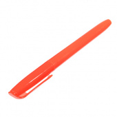 маркер-выделитель оранжевый, круглый корпус, скошенный наконечник, линия 4мм