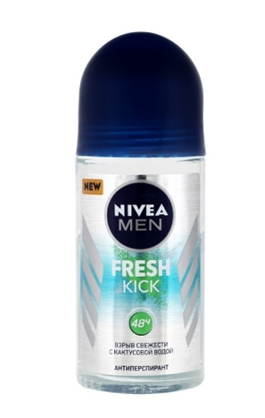 антиперспирант шарик nivea men 50мл fresh kick