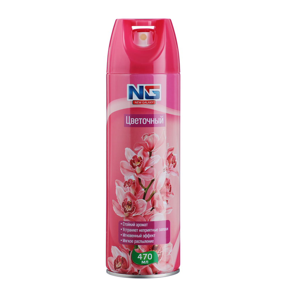 освежитель воздуха для дома new galaxy цветочный 470мл
