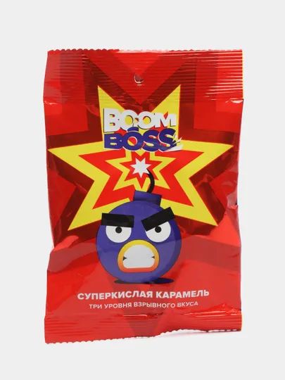 супер кислая карамель boom boss ассорти вкусов 15г