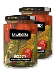 ассорти "кубаночка" (томаты+огурцы) 720г. (6)