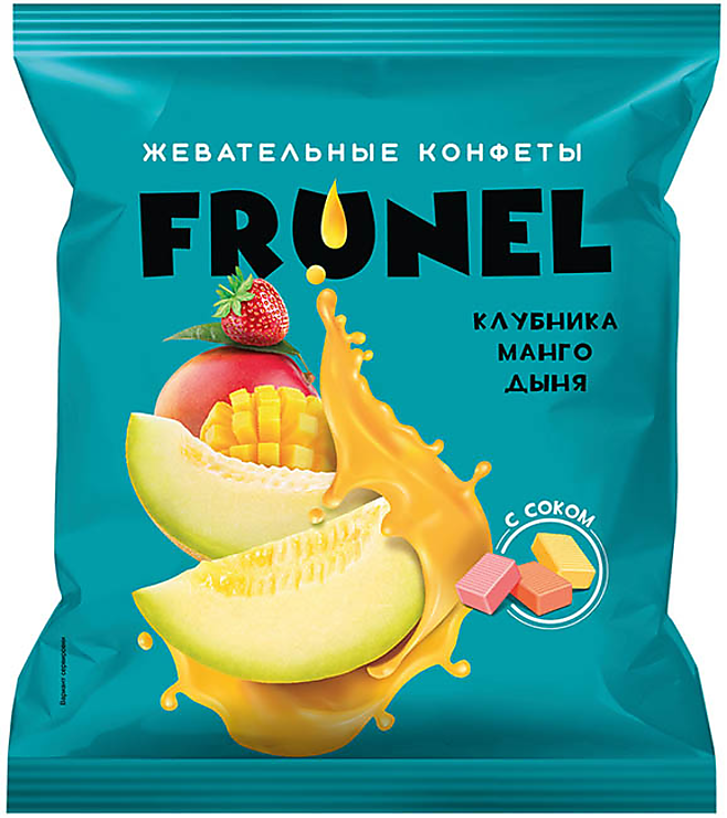конф.жев.frunel со вкусом манго, дыни, клубники