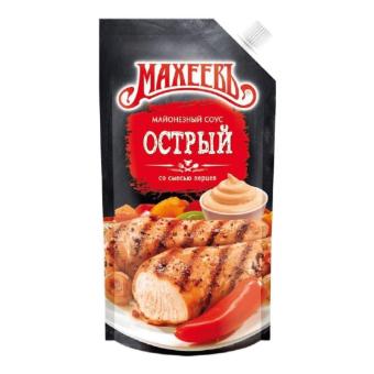 майонезный соус махеевъ острый 200г