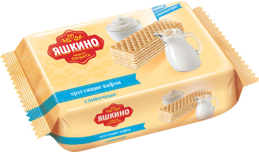 вафли яшкино 200г сливочные