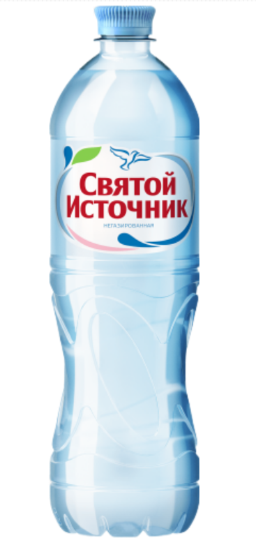 вода святой источник негазир 1,0 пэт