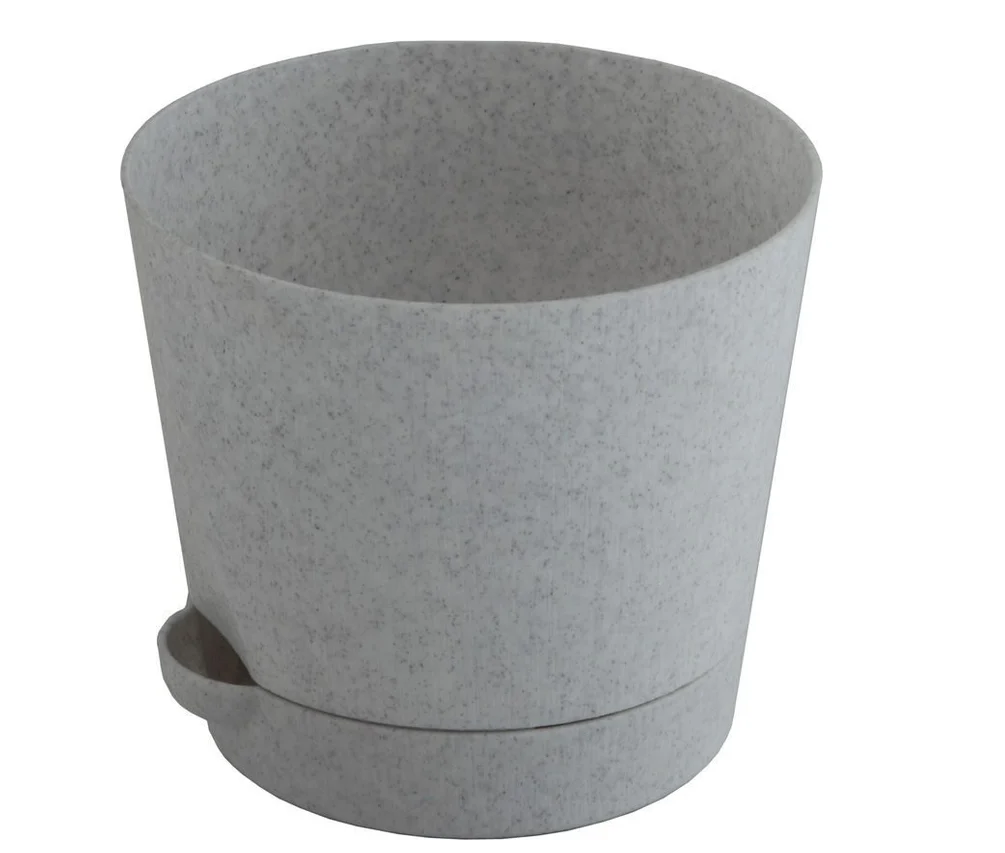 кашпо прикорневой полив мрамор d 200мм 3,6л